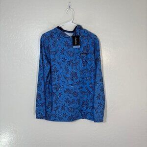 Good Good Goodie Hoodie Shirt Mens Small Blue Wild Lands Golf Bawlands Palo Alto
